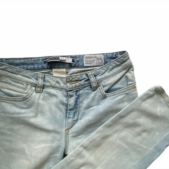 Sportsmax Code Light Wash Skinny Jeans Size 6 - Picture 3 of 6